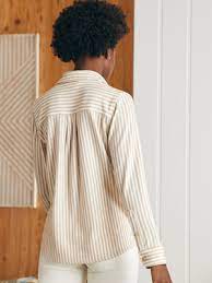 Faherty Brand Legend Shirt - Tannin Stripe
