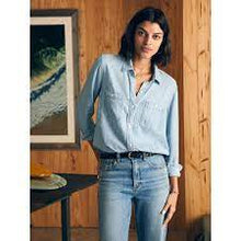 Load image into Gallery viewer, Faherty Brand Tried &amp; True Chambray
