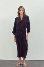 Load image into Gallery viewer, Amente Front Tie Midi Dress
