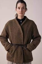 Load image into Gallery viewer, Amente Wool Tie Waist Jacket
