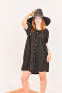 9Seed Sifnos Puff Sleeve Dress