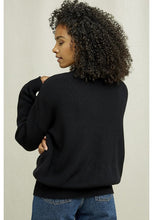Load image into Gallery viewer, People Tree Cody Jumper Black
