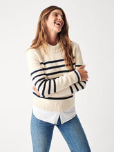 Load image into Gallery viewer, Faherty Brand Cuddle Striped Crew
