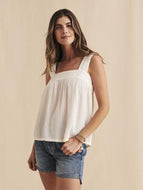 Faherty Brand Ozette Dobby Top