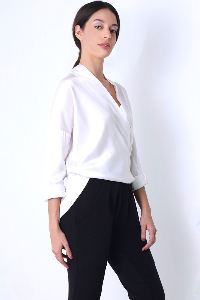 Natalie Busby Twist Blouse