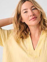 Load image into Gallery viewer, Faherty Brand Dream Cotton Wren Top
