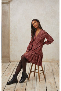 People Tree Glendale V Neck Dress